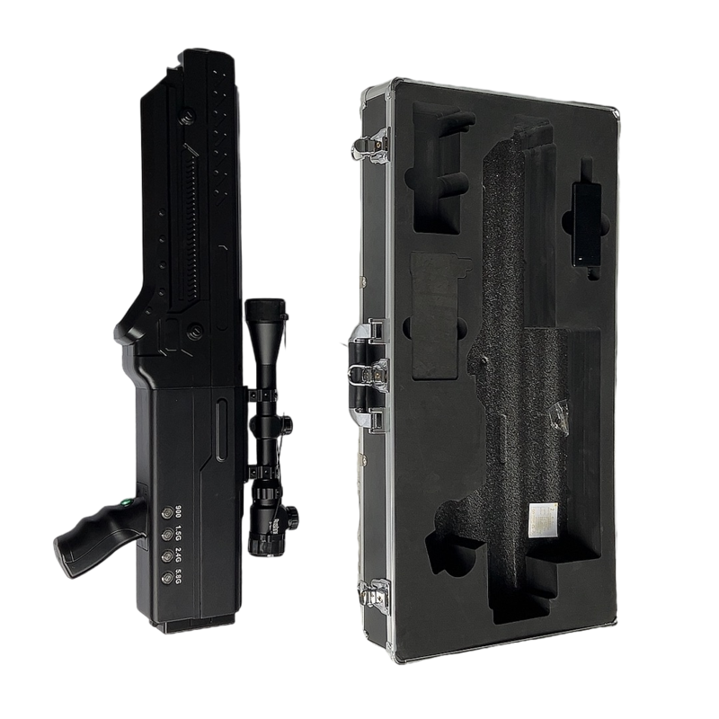  工业园区手持便携式枪型低空防御反制四通道A型