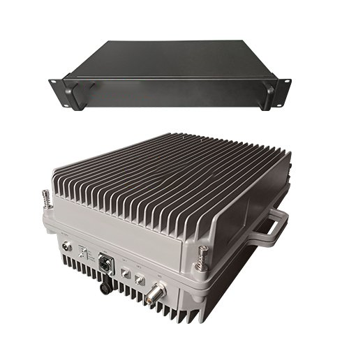  工业园区TETRA800数字警用集群数字光纤直放站远近端机